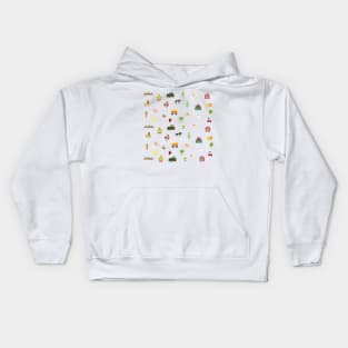 Farm pattern Kids Hoodie